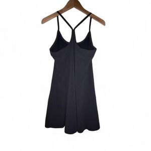 Outdoor Voices Exercise Dress Womens Medium Black Built In Shorts Workout Active